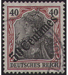 Deutsche Post Trkei                Nr. 46 a gestempelt geprft