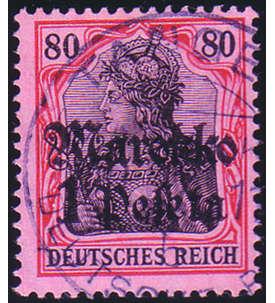 Deutsche Post Marokko Nr. 54 gestemeplet geprft