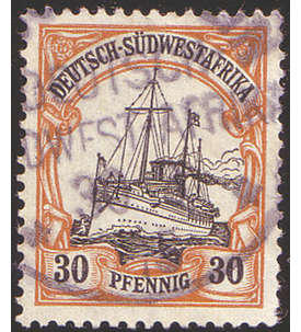 Deutsch-Sdwestafrika Nr. 28 x gestempelt geprft