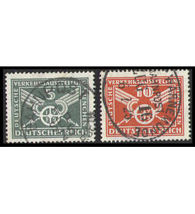 II Deutsches Reich Nr. 370-371 Verkehrsausstellung gestempelt