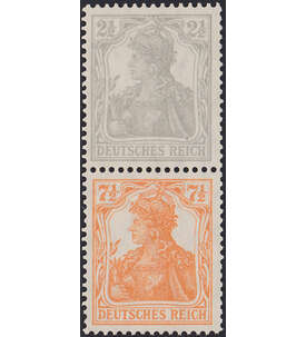 Dt. Reich ZD S 11 a ungestempelt Germania a. Rolle (2 1/2 + 7 1/2)