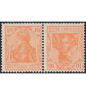 Dt. Reich ZD K 1 ungestempelt Germania 1921 (10+10)