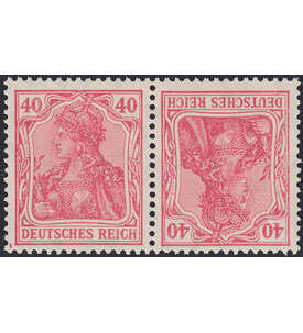 Dt. Reich ZD K 3 ungestempelt Germania 1921 (40+40)