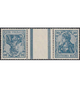 Dt. Reich ZD KZ 3 ungestempelt Germania 1921 (30+Z+30)