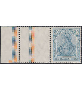 Dt. Reich ZD RL 4 ungestempelt Germania 1921 (RL+L+30 , StrL bl. + or.)