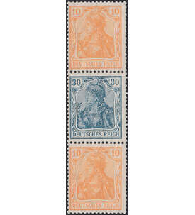 Dt. Reich ZD S 16 ungestempelt Germania 1921 (10+30+10)