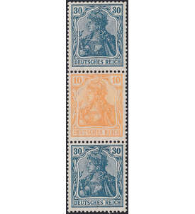 Dt. Reich ZD S 18 ungestempelt Germania 1921 (30+10+30)