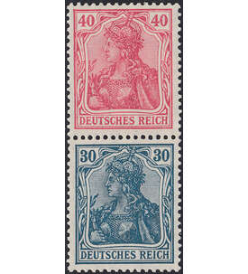 Dt. Reich ZD S 21 ungestempelt Germania 1921 (40+30)
