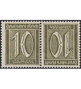 Dt. Reich ZD K 5 ungestempelt Germania und Ziffer 1921 (10+10)