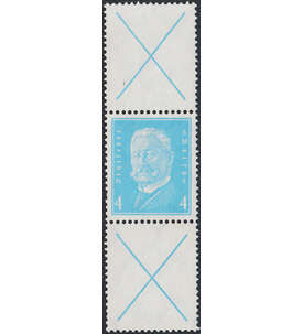 Dt. Reich ZD K 10 ungestempelt Reichsprsidenten 1928 (5+5)
