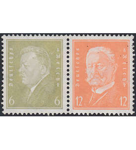 Dt. Reich ZD S 42 ungestempelt Reichsprsidenten 1932 (5+6)