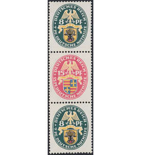Dt. Reich ZD S 62 ungestempelt Nothilfe 1928 (8+A 2) Landeswappen