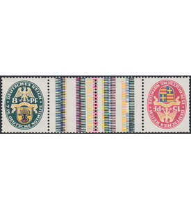 Dt. Reich ZD S 75 ungestempelt Nothilfe 1929 (X+8+X) Landeswappen