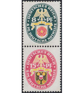 Dt. Reich ZD S 78 ungestempelt Nothilfe 1930 (15+8) Bauwerke