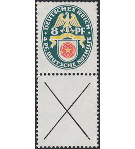 Dt. Reich ZD W 38 ungestempelt Nothilfe 1930 (A 1.3+8) Bauwerke