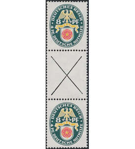 Dt. Reich ZD S 88 ungestempelt Nothilfe 1931 (8+15) Bauwerke