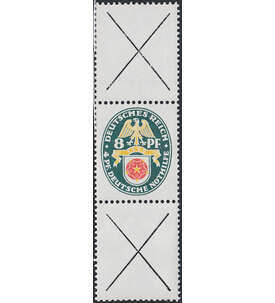 Dt. Reich ZD S 90 ungestempelt Nothilfe 1931 (15+8) Bauwerke