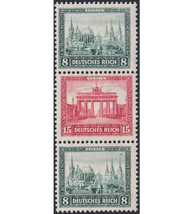 Dt. Reich ZD W 40 ungestempelt Nothilfe 1931 (A 1.2+8) Bauwerke
