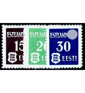 Deutsche Besetzung Estland  Nr. 1-3x postfrisch