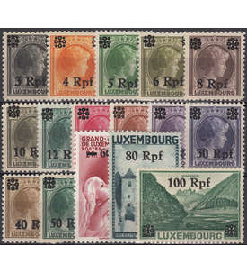 Deutsche Besetzung Luxemburg        Nr. 17-32 postfrisch**