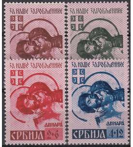 Deutsche Besetzung Serbien Nr. 54-57AI postfrisch **
