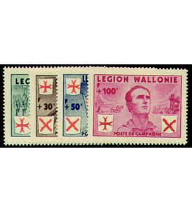 Deutsche Besetzung Belgien          Wallonische Legion Nr. I-IV postfrisch**