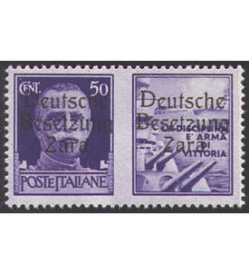 Deutsche Besetzung Zara             Nr. 20 IV postfrisch ** Marine