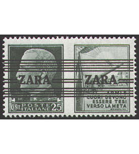 Deutsche Besetzung Zara             Nr. 35 III postfrisch ** Artillerie