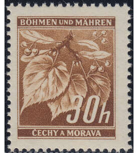 Böhmen und Mähren Nr. 64 postfrisch ** Lindenzweig 1941