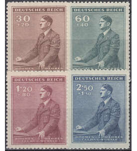Böhmen und Mähren Nr. 85-88 postfrisch Hitler 1942