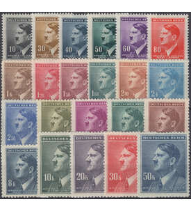 Böhmen und Mähren Nr. 89-110 postfrisch Hitler 1942