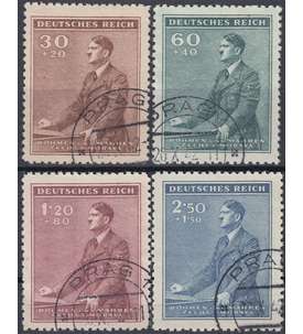 Böhmen und Mähren Nr. 85-88 gestempelt Hitler 1942