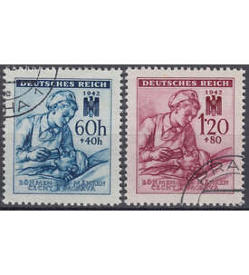 Bhmen und Mhren Nr. 111-112 gestempelt Rotes Kreuz 1942