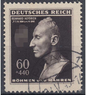 Böhmen und Mähren Nr. 131 gestempelt Heydrich 1943