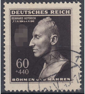 Bhmen und Mhren Nr. 131 gestempelt Heydrich 1943