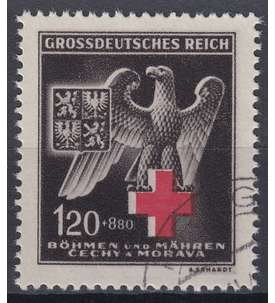 Bhmen und Mhren Nr. 132 gestempelt Rotes Kreuz 1943