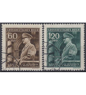 Böhmen und Mähren Nr. 136-137 gestempelt Hitler 1944