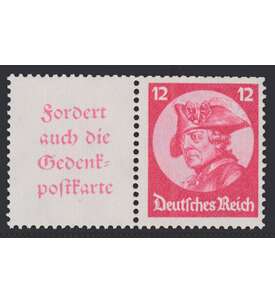 Deutsches Reich Zusammendruck W45 postfrisch Friedrich der Groe (A4+12)