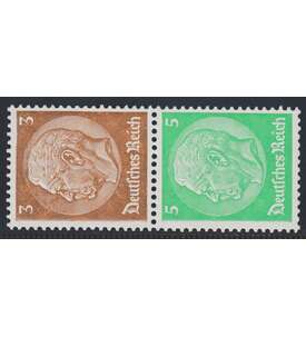 Deutsches Reich Zusammendruck S127 postfrisch Hindenburg 1934/1936 (3+5)