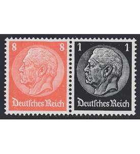 Deutsches Reich Zusammendruck W64 postfrisch Hindenburg 1934 (8+1)