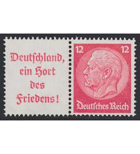 Deutsches Reich Zusammendruck W67 postfrisch Hindenburg 1934 (A10+12)