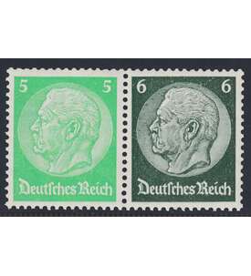 Deutsches Reich Zusammendruck W69 postfrisch Hindenburg 1937 (5+6)