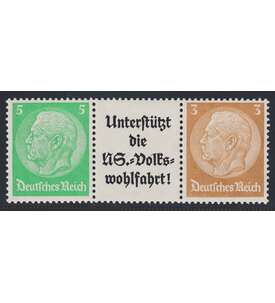 Deutsches Reich Zusammendruck W74 postfrisch Hindenburg EHG 1 (5+A8.3+3)