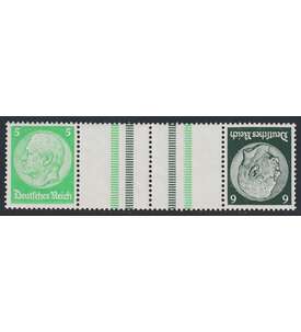 Deutsches Reich Zusammendruck KZ32 postfrisch Hindenburg 1939 (5+Z+Z+6)