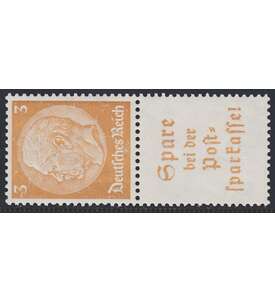 Deutsches Reich Zusammendruck S177 postfrisch ** Hindenburg 1939 (3+A13.1)