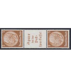 Deutsches Reich Zusammendruck S178 postfrisch ** Hindenburg 1939 (3+A13.1+3)