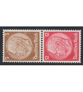 Deutsches Reich Zusammendruck S181 postfrisch ** Hindenburg 1939 (3+12)