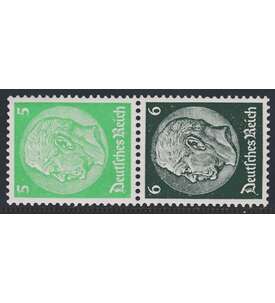 Deutsches Reich Zusammendruck S187 postfrisch ** Hindenburg 1939 (5+6)