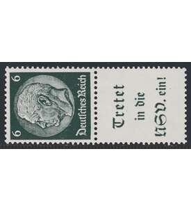 Deutsches Reich Zusammendruck S193 postfrisch ** Hindenburg 1939 (6+A15.1)