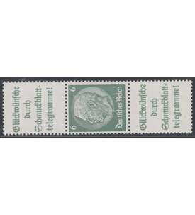 Deutsches Reich Zusammendruck S208.2 postfrisch ** Hindenburg 1940